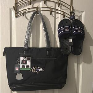 Baltimore Ravens laptop Travel Tote Bag 
Free matching sandals